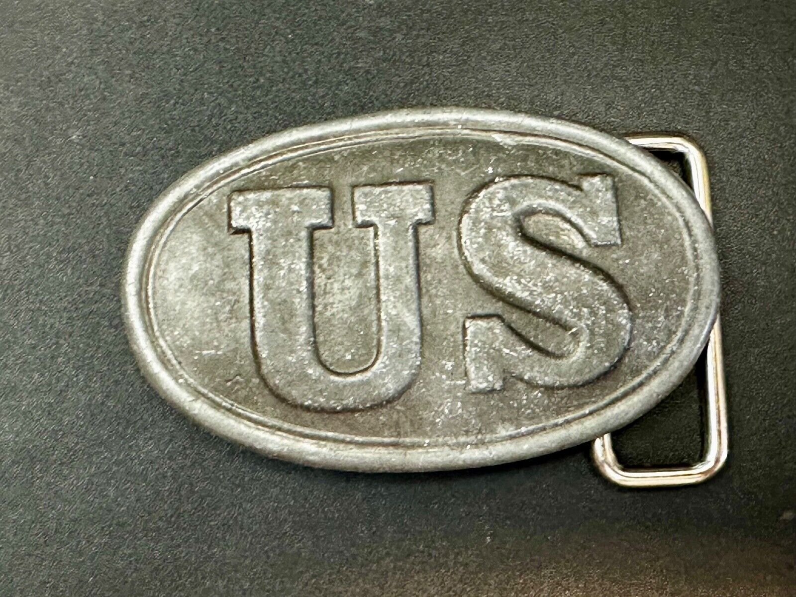 US Civil War Union Infantry Soldier silver color Replica Belt Buckle V-Fur? Ny