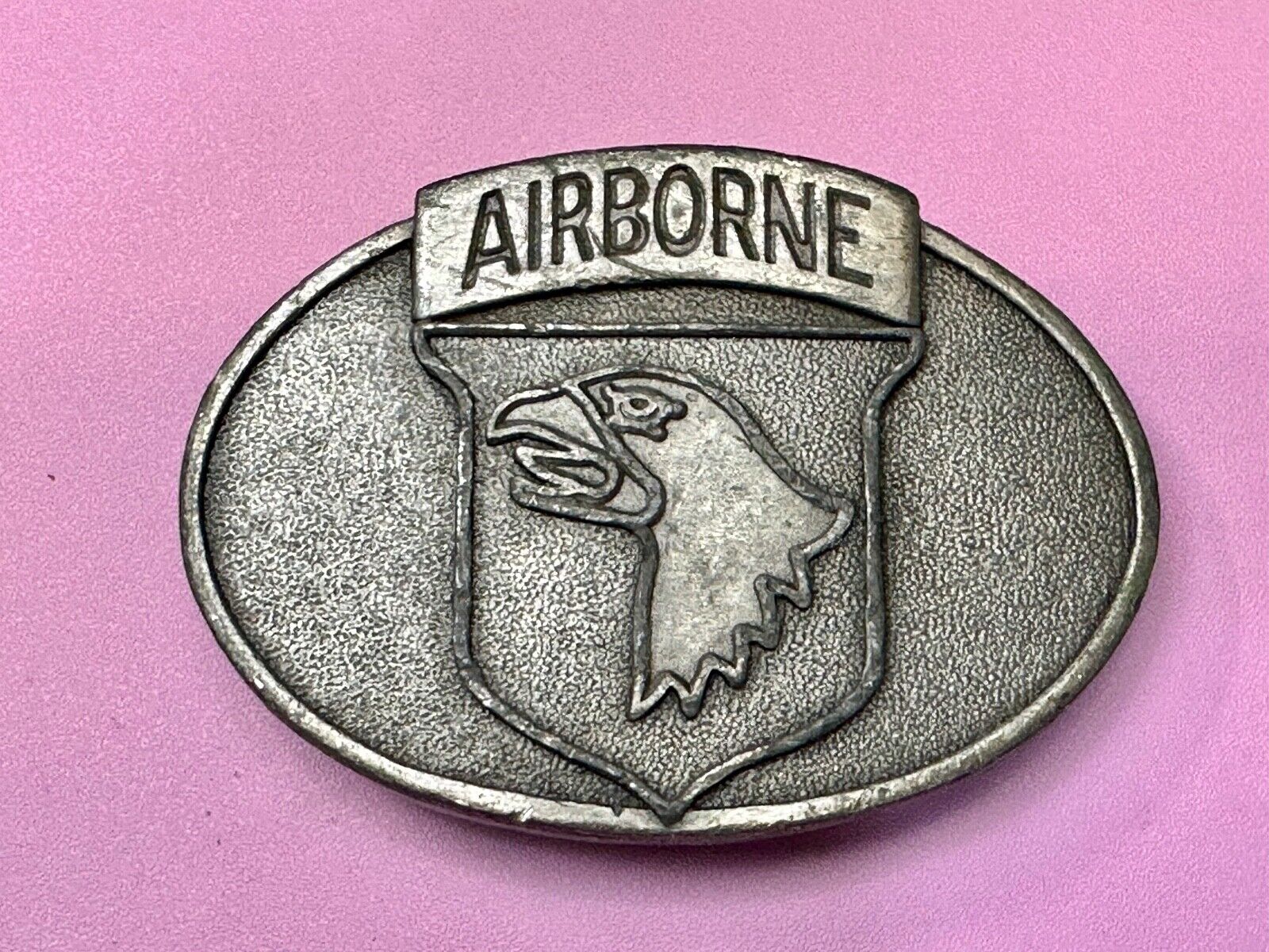 101st Airborne Division US Army Vintage Belt Buckle Appaloosa Trading Co P-133