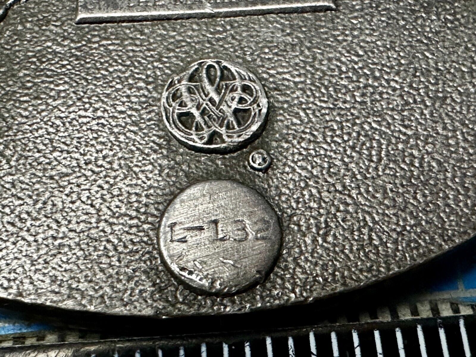 United States Marines Patriotic Raising Flag Vintage 1982 Bergamot Belt Buckle