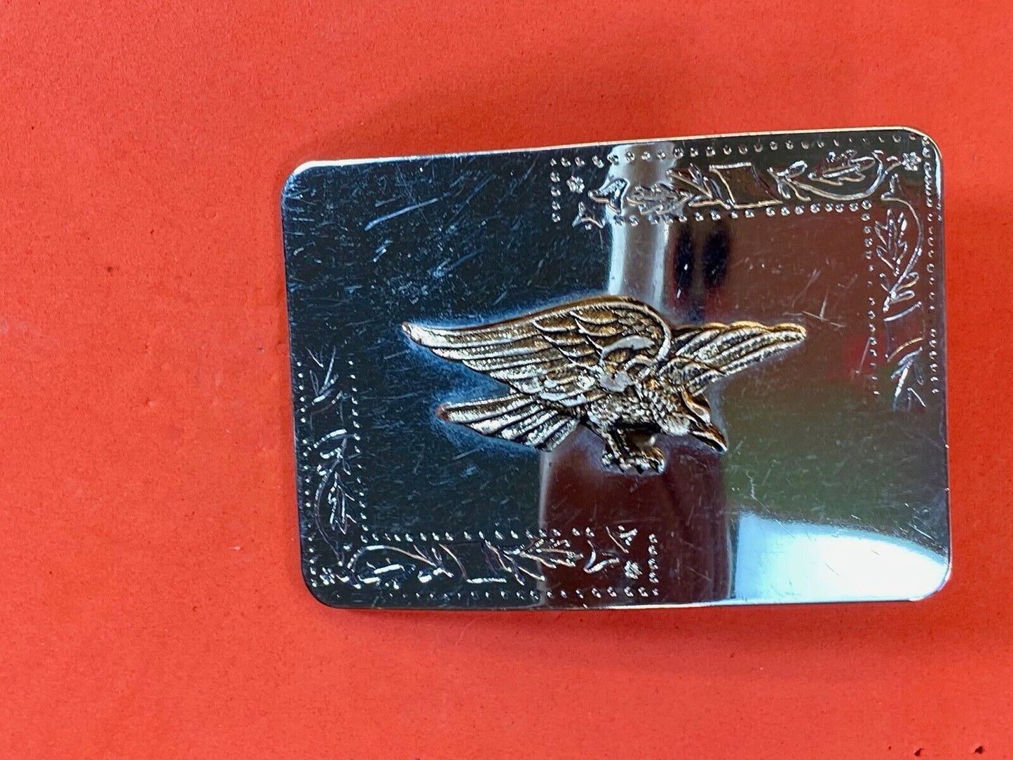 American Eagle Flying Diving Hunting Mirrored Belt Buckle