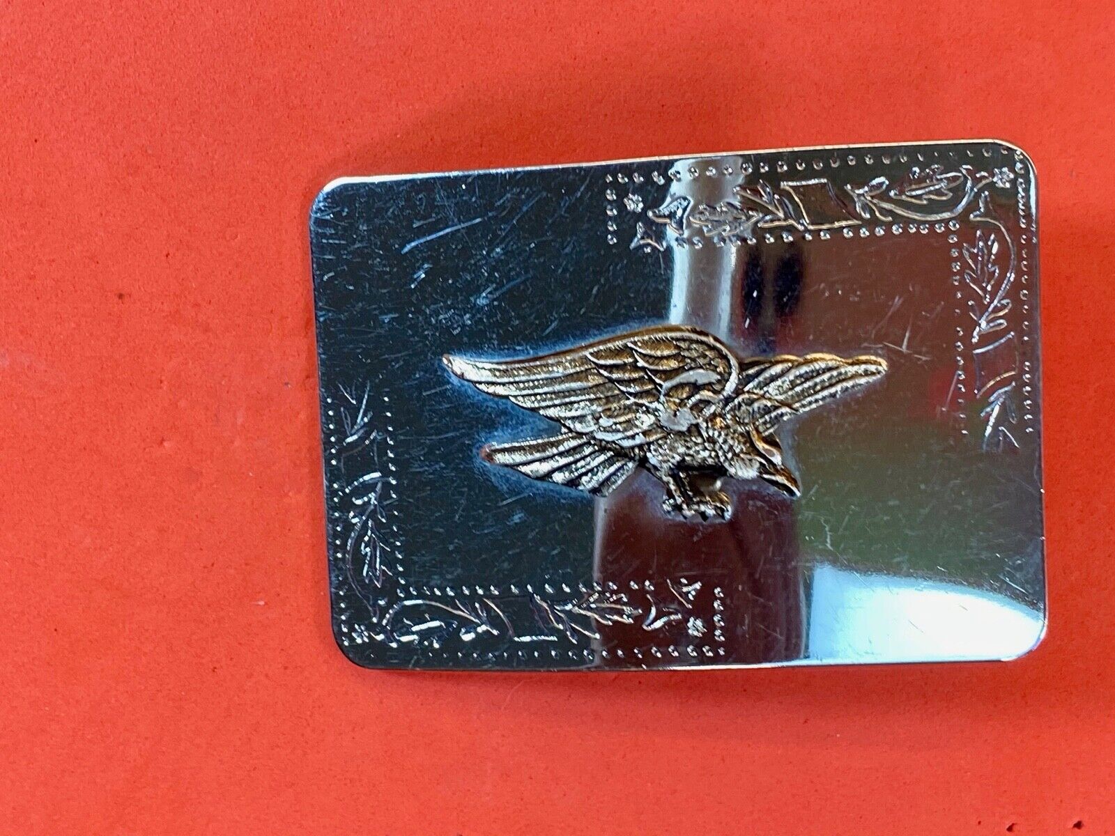 American Eagle Flying Diving Hunting Mirrored Belt Buckle