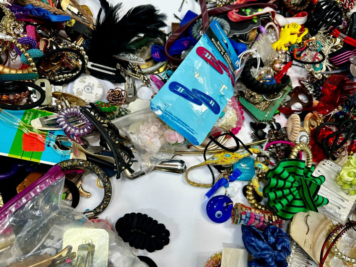 Almost 13 pounds of Hair Accessories -  Resale Bulk Lot, Junk Drawer Grab Bag