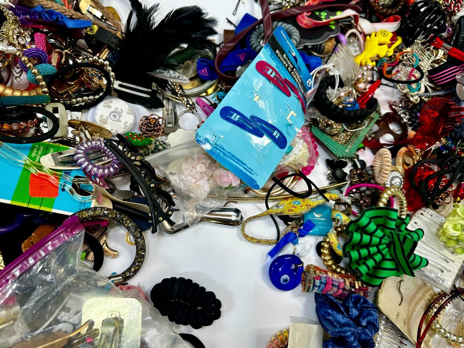 Almost 13 pounds of Hair Accessories -  Resale Bulk Lot, Junk Drawer Grab Bag