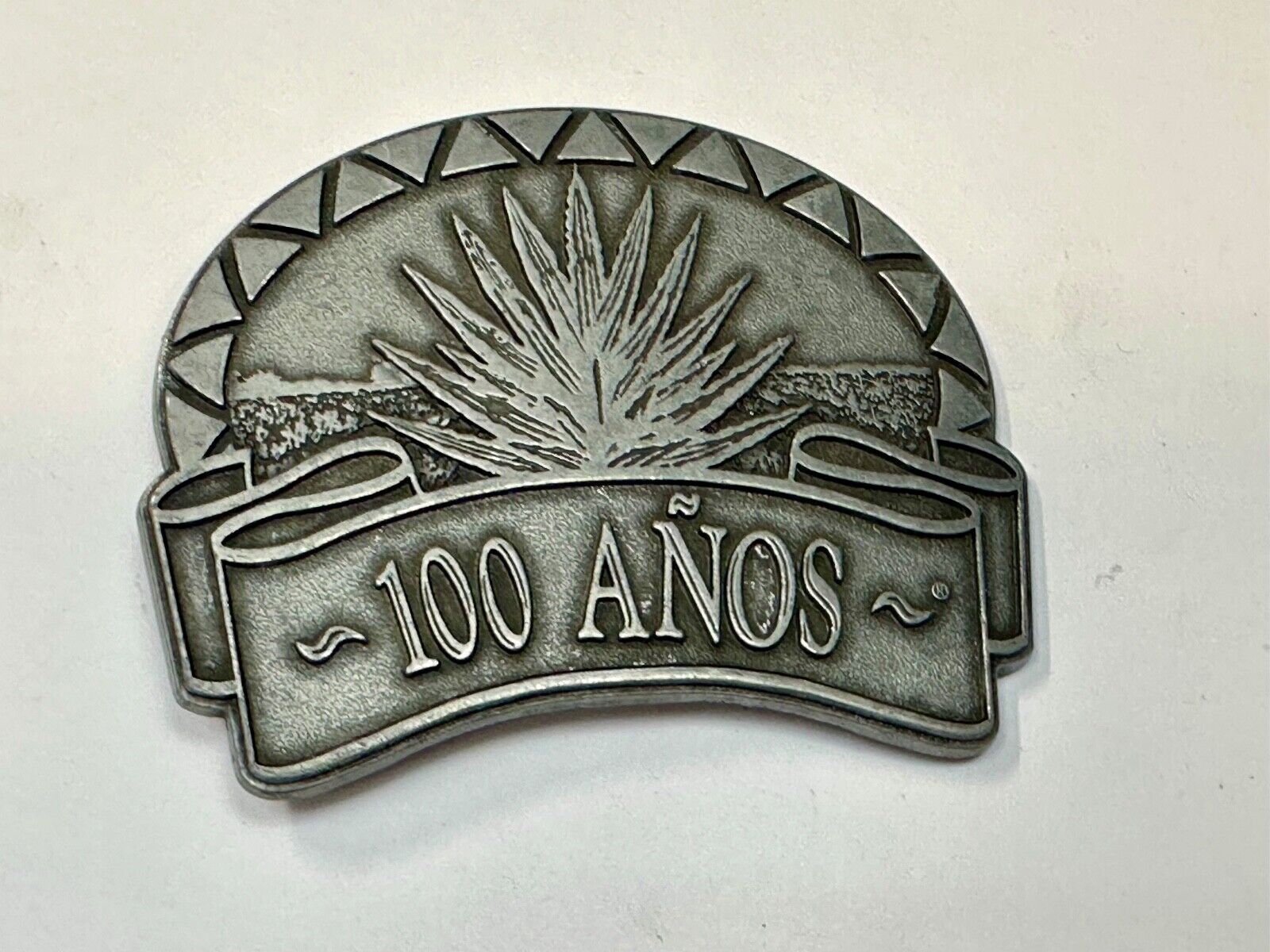 100 Anos (Years) Tequila Company Promo Advertising Belt Buckle