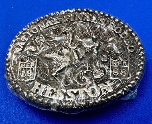 1988 Hesston National Finals Rodeo NFR Youth Size NOS Belt Buckle