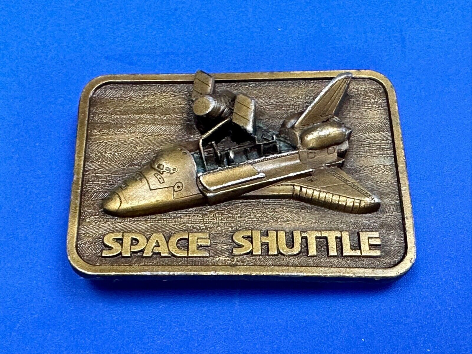 1980 Space Shuttle Belt Buckle 3D Open Payload Buckle Connection