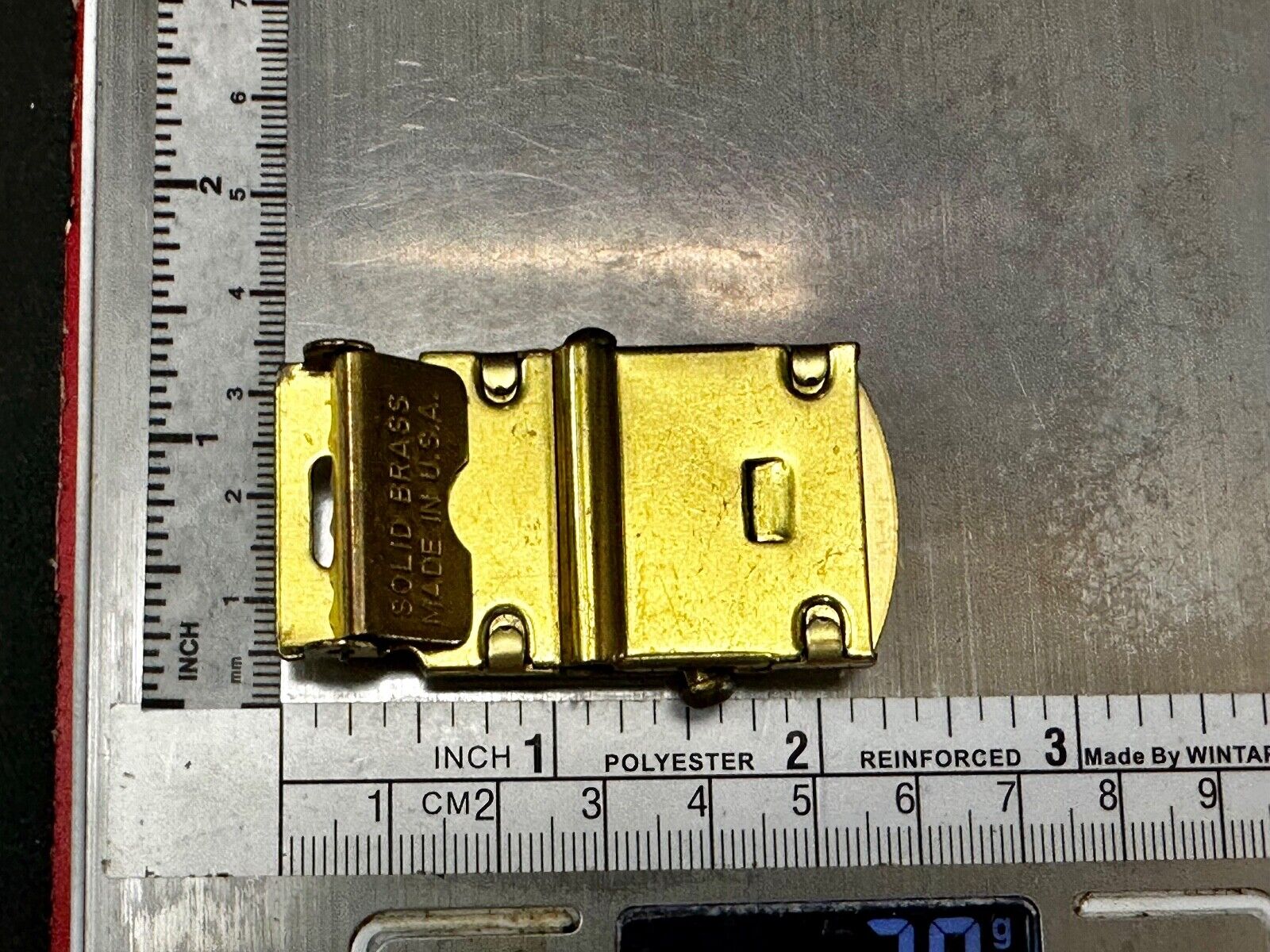 Vintage Cub Scouts Vintage Wolf BSA Solid Brass Replacement Uniform Belt Buckle