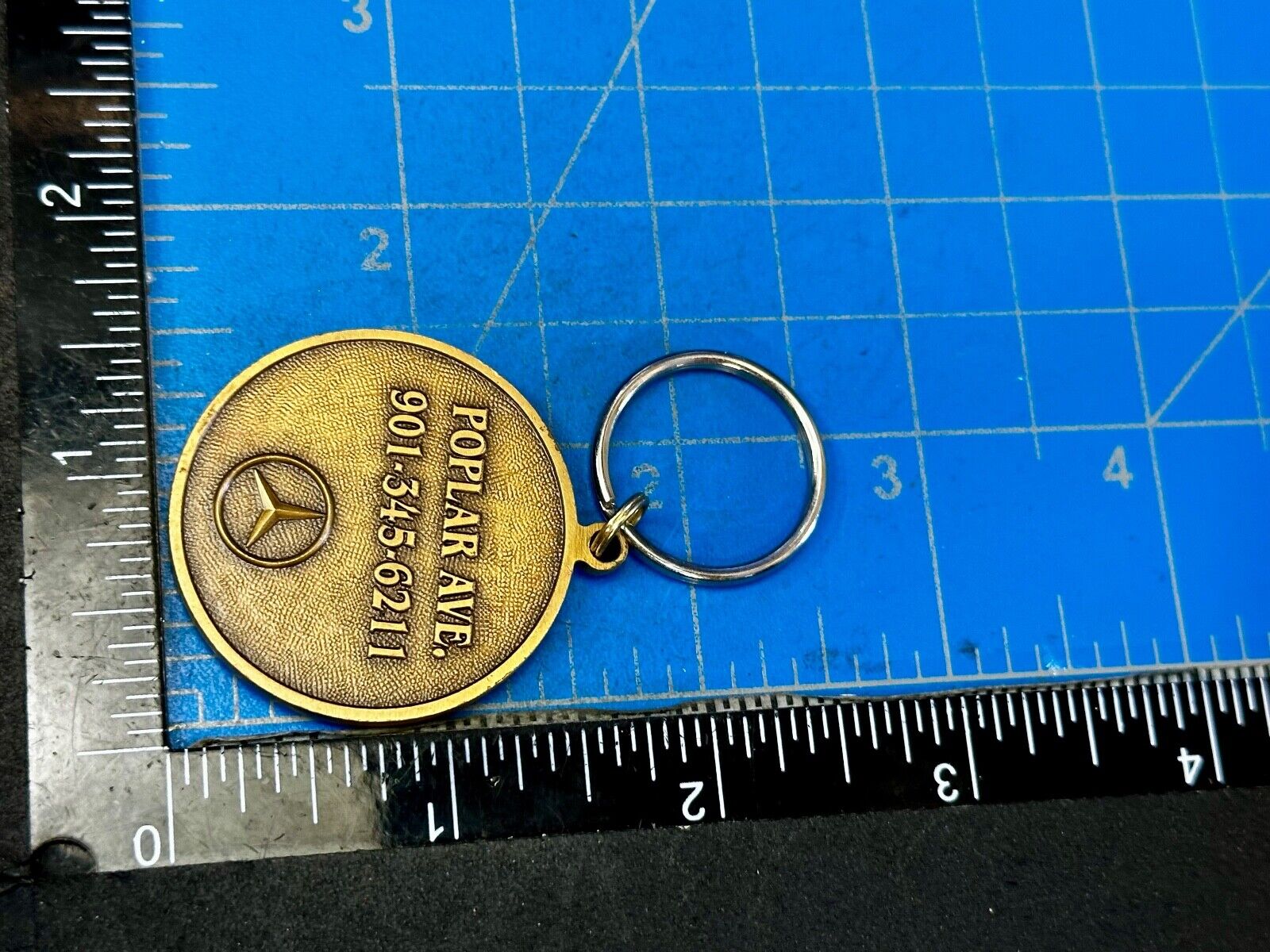 Mercedes Benz Of Memphis Keychain - Key Ring Chain Auto Car Dealers Collectable