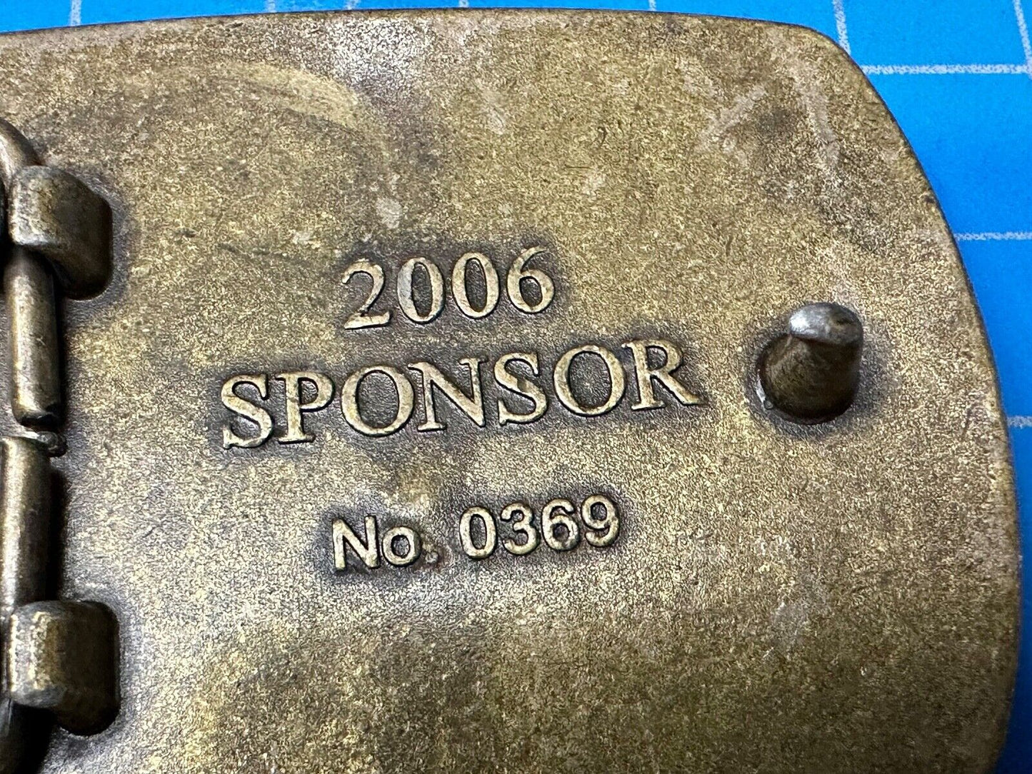 American Veterans Disabled for life Memorial Commemorative 2006 Belt Buckle
