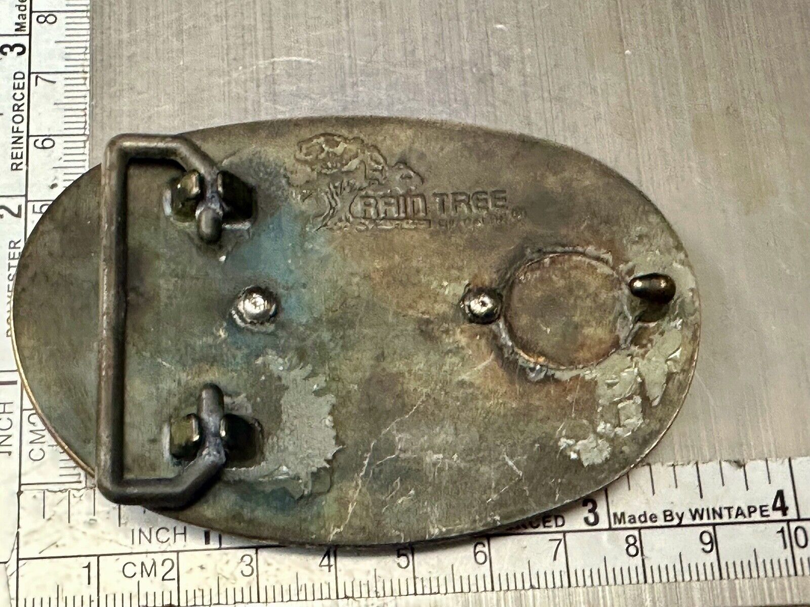 Vintage Fish Fishermans Gift! Retro RainTree Belt Buckle