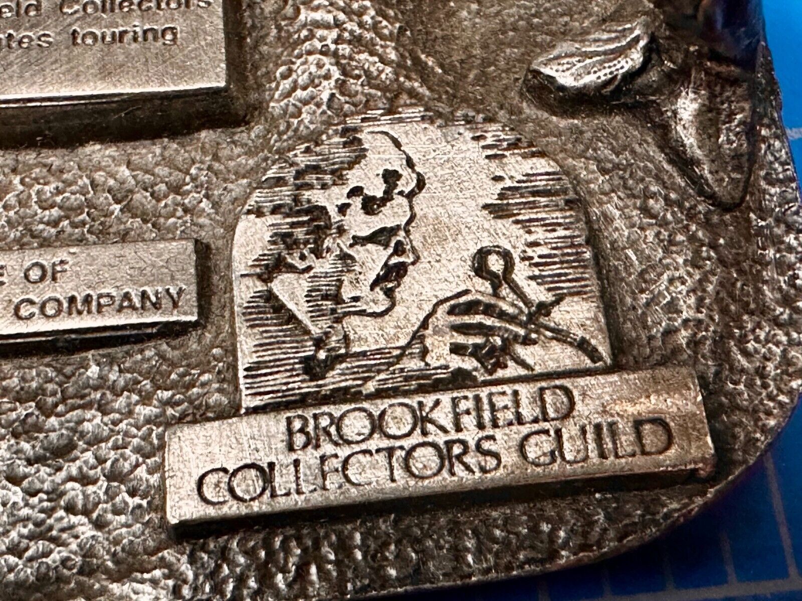 America On Tour GL Honda Gold Wing Motorcycle Tour Brookfield Belt Buckle