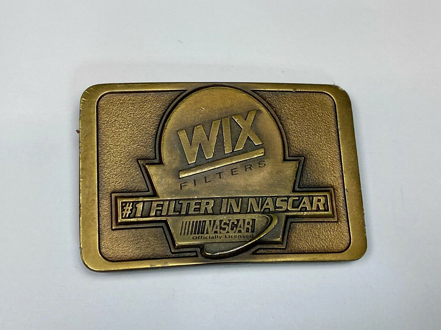 **Wix** The #1 Filter In Nascar Air & Oil Filters Company Belt Buckle