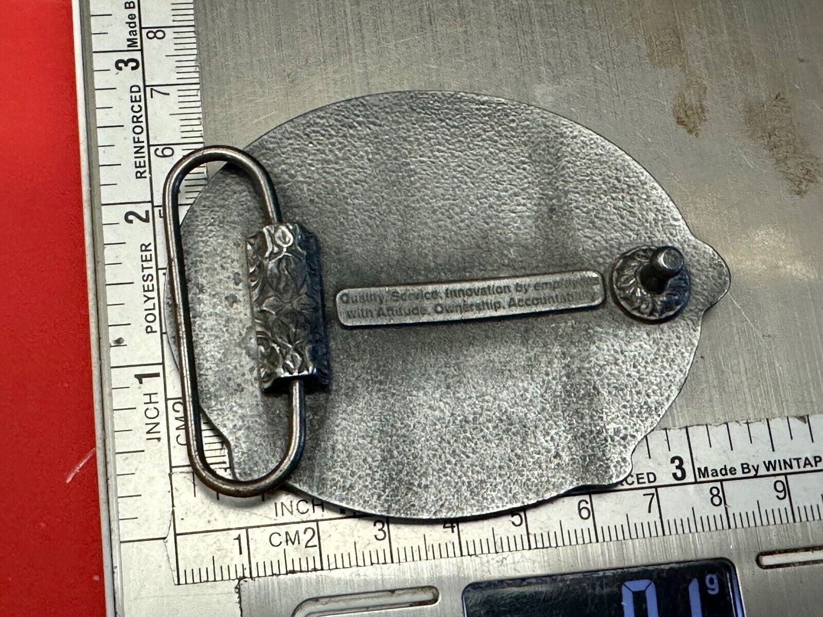 Tanimura & Antle -Grown with Family Pride for 3 Generations Farmers Belt Buckle