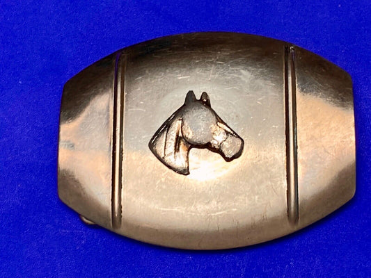 to restore - Horse Head Bust - Ornate Western Cowboys Vintage belt buckle