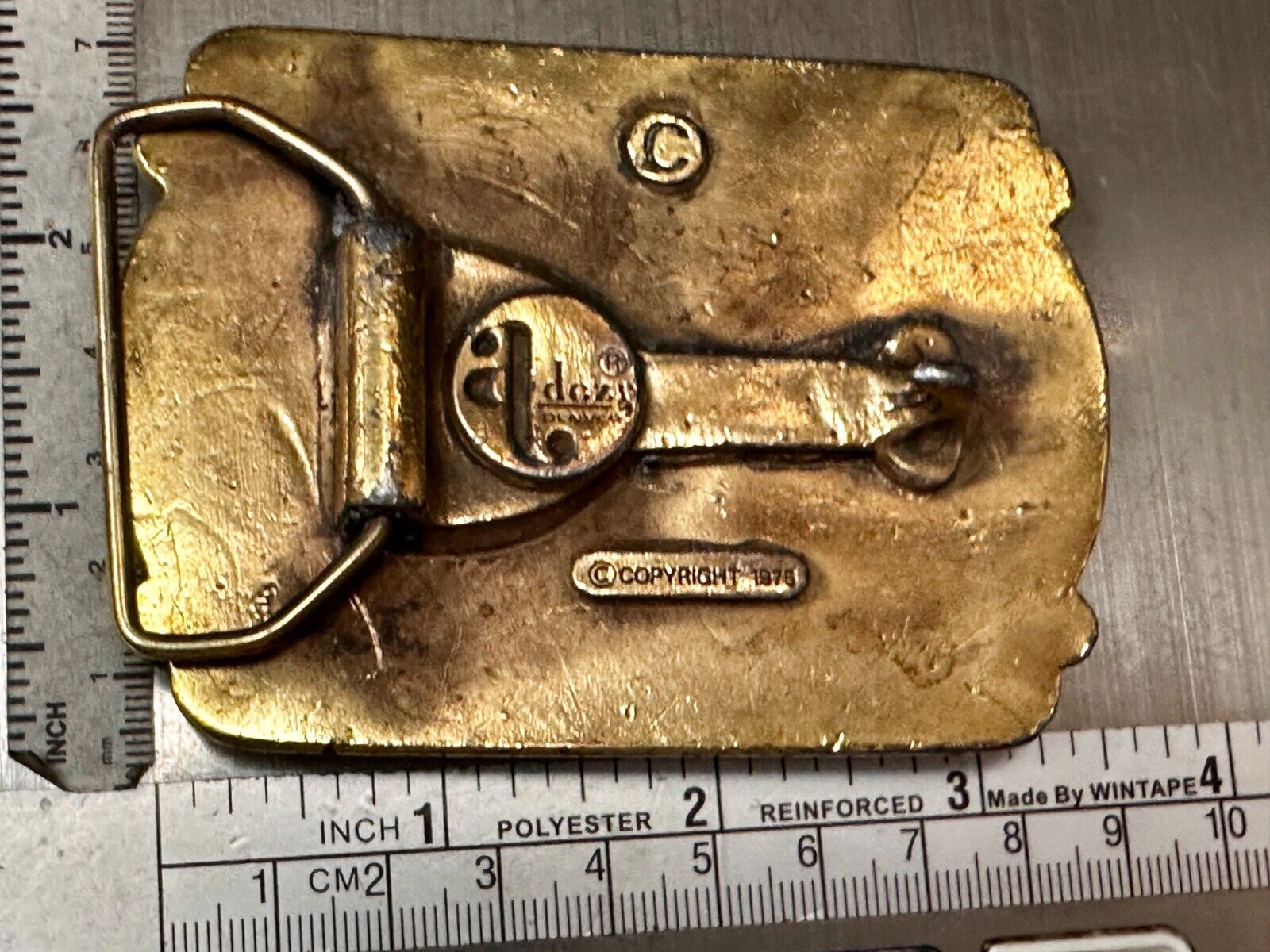 United States of America Patriots Eagle Shield Emblem Vintage Adezy Belt Buckle