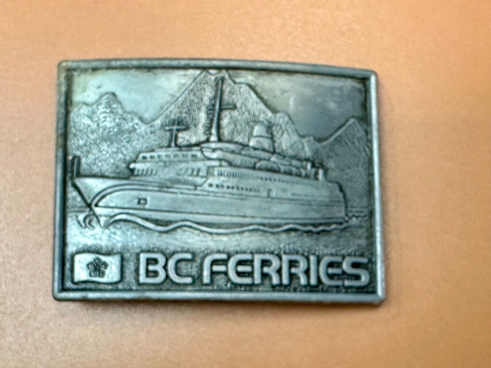BC Ferries  Passenger Boat Ship Company vintage Century Canada belt buckle