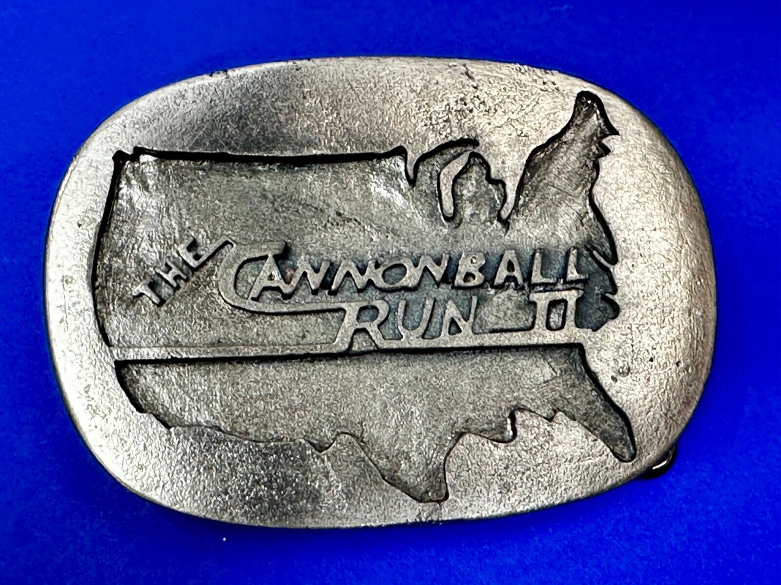 The Cannonball Run II 2 Movie Crew Gift Promo Hal Needham Belt Buckle