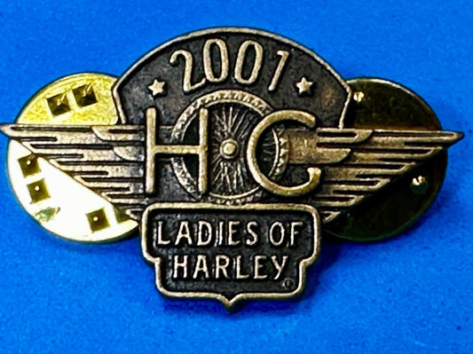 2001 Ladies of Harley Davidson Owners Group HOG Pin for Jacket or Vest