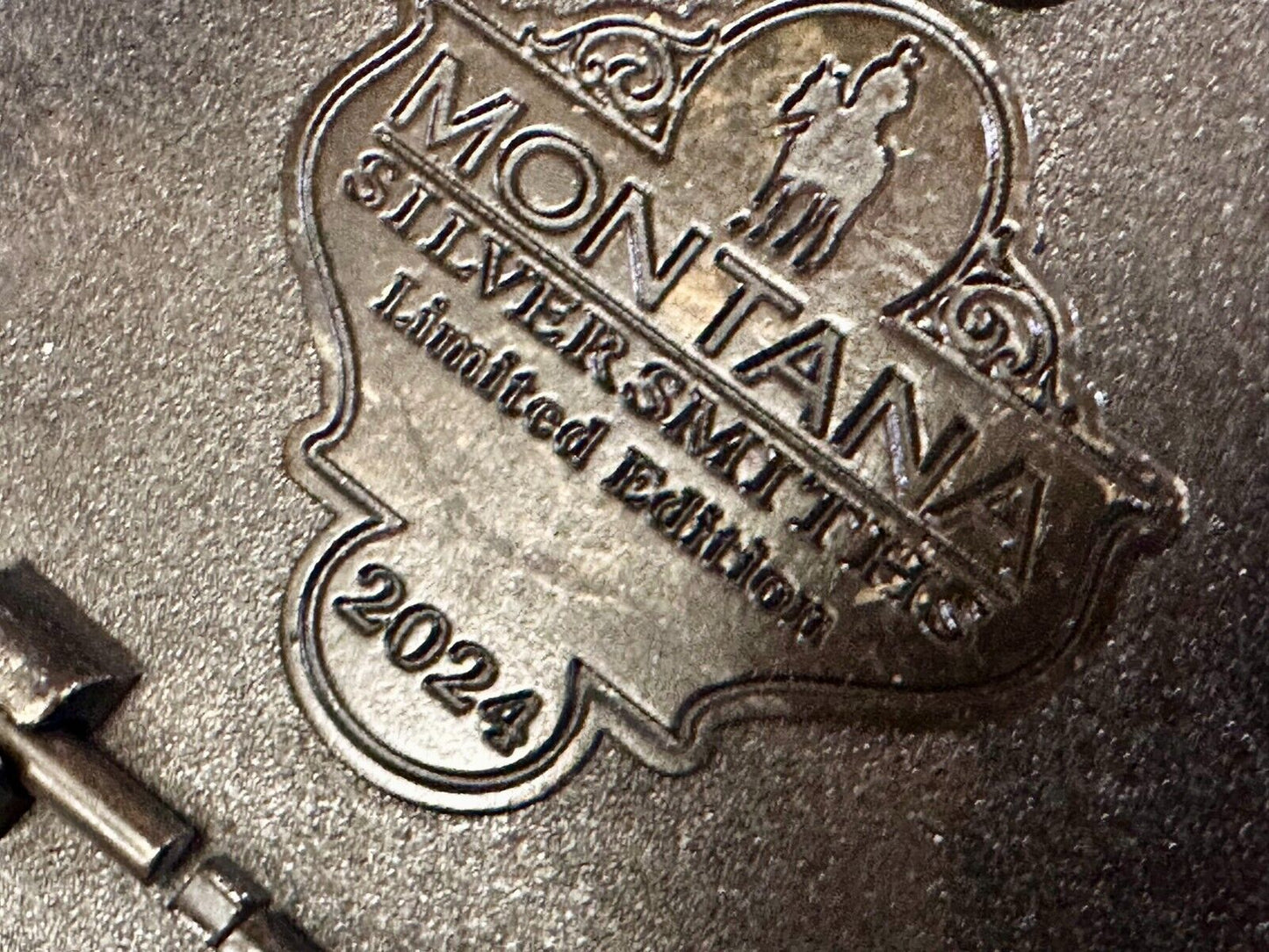 2024 Pendleton Whiskey Let'er Buck Rodeo Cowboy Montana Silversmiths Belt Buckle
