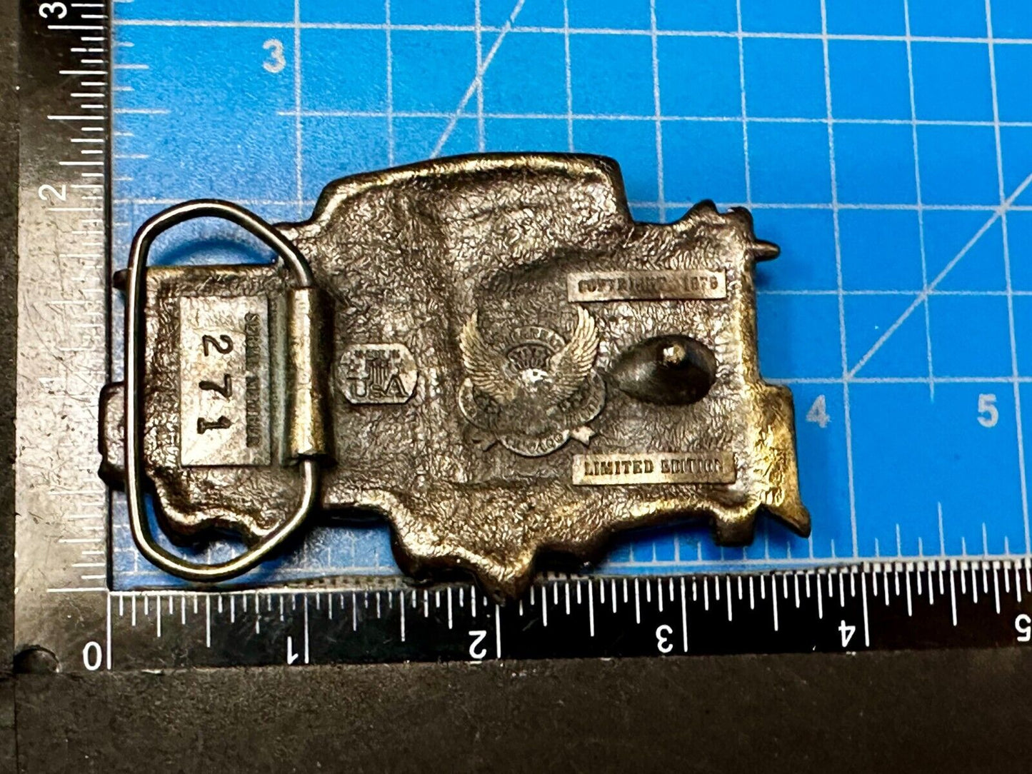 Train Caboose RailRoad Vintage 1979 - The Great American Belt Buckle Co