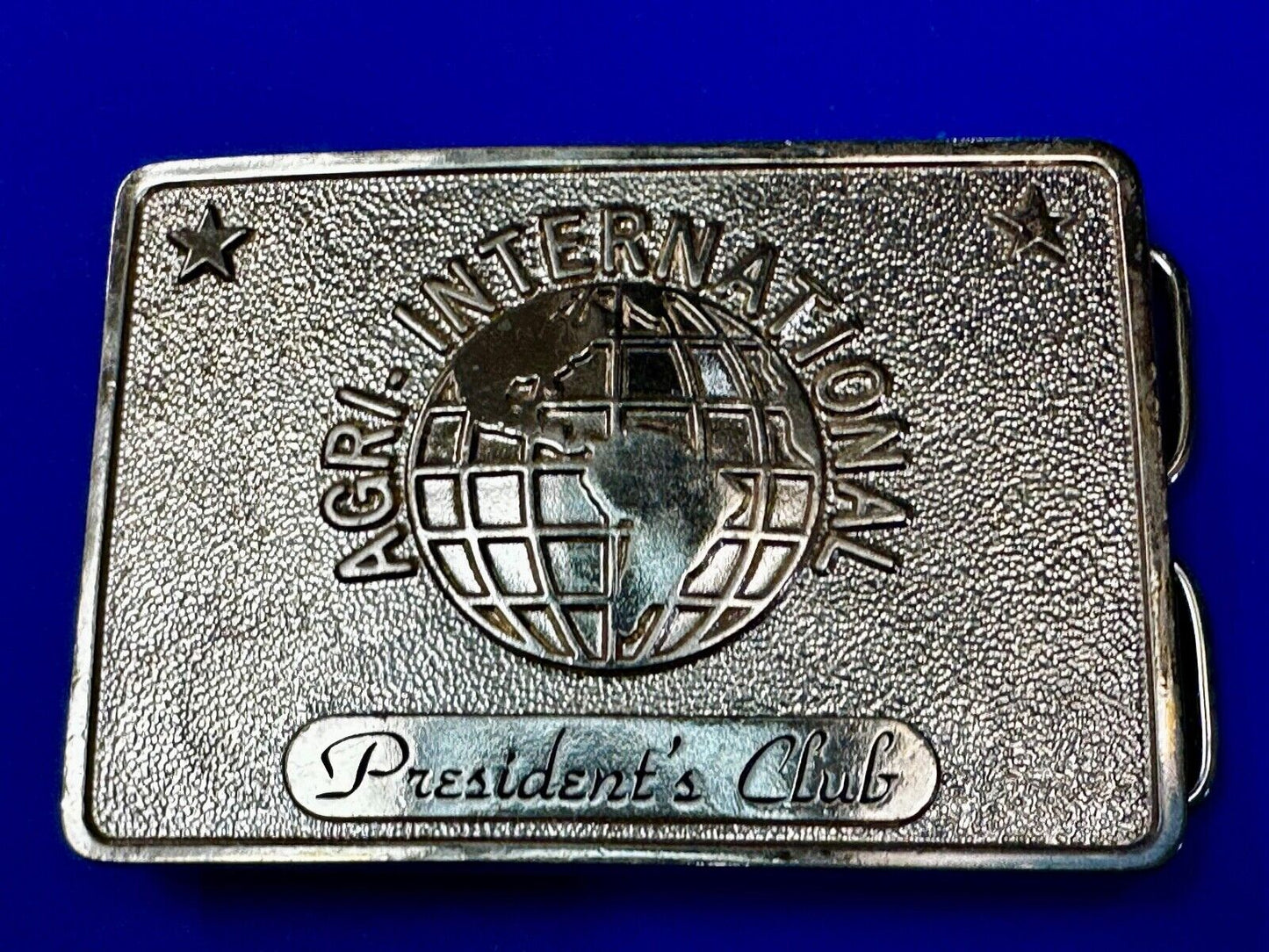 Agri International Inc Omaha NE Farming Presidents club Vintage 1978 Belt Buckle