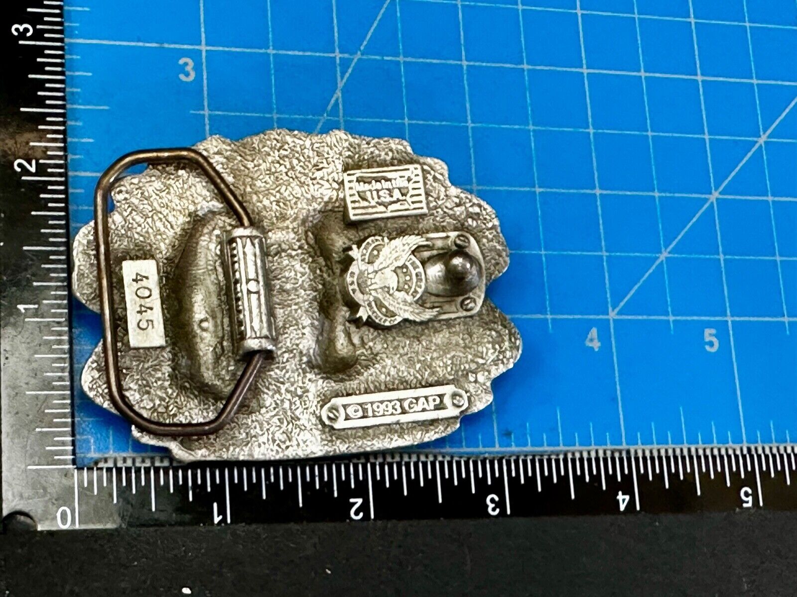 Adorable Penguins Vintage 1993 Great American Products Belt Buckle