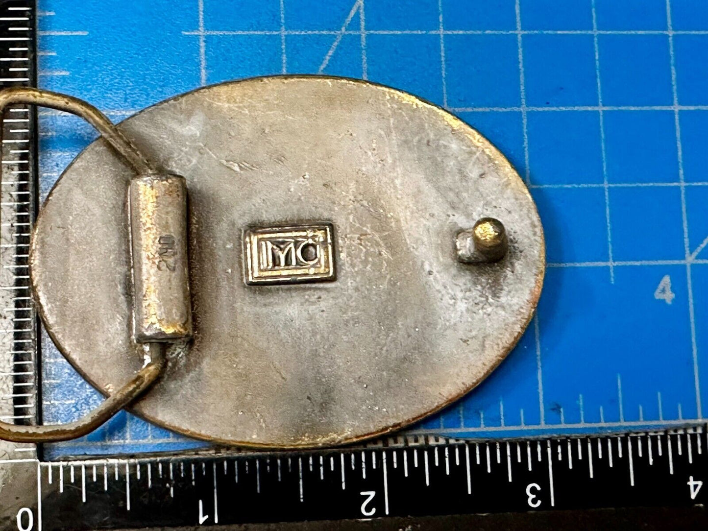 TRW Automotive Parts Advertising Vintage Belt Buckle by Indiana Metal Craft