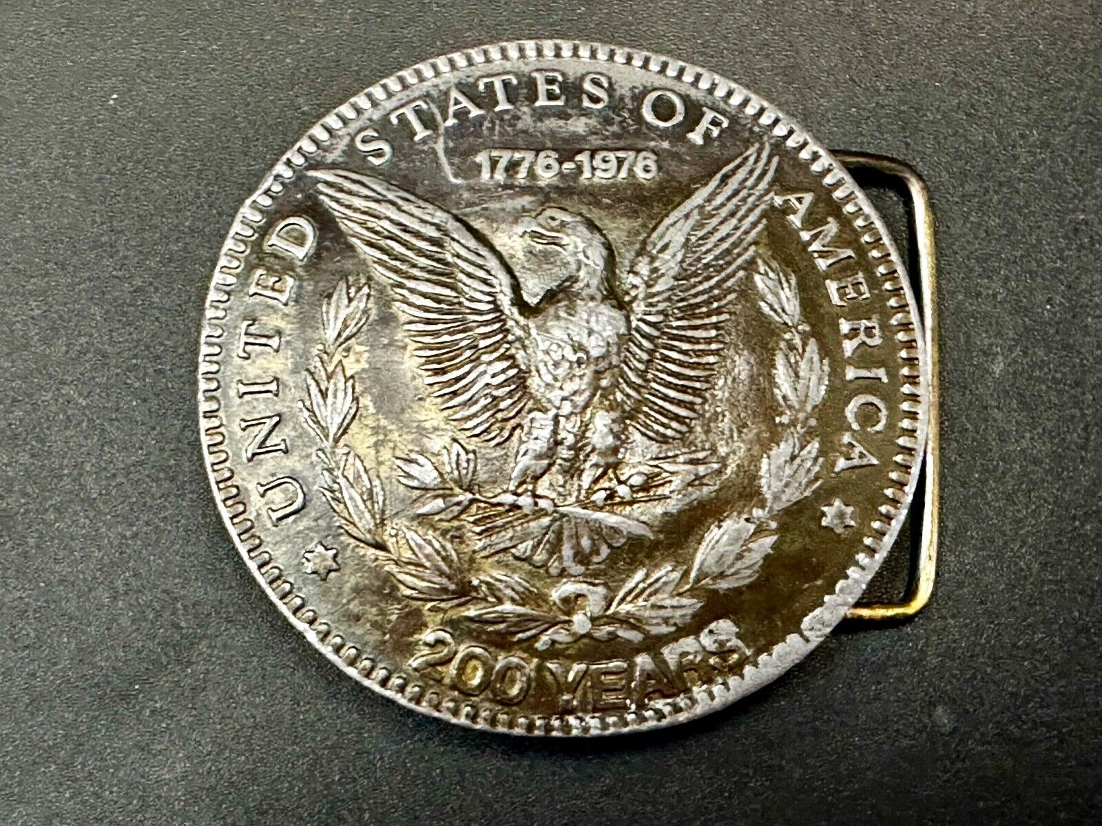 United States of America 200 Years Coin Collectors Belt Buckle 2001