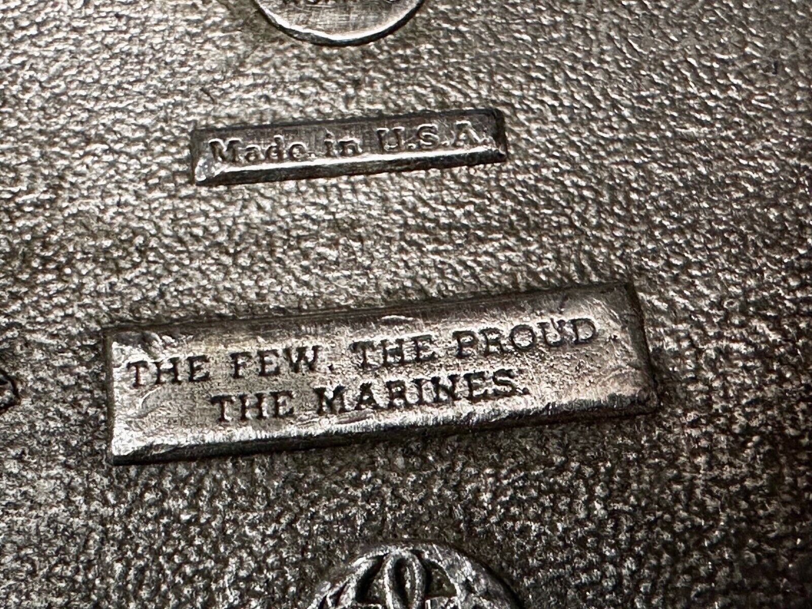 The Few The Proud The U.S Marines VTG 1982 Commemorative Belt Buckle by Bergamot