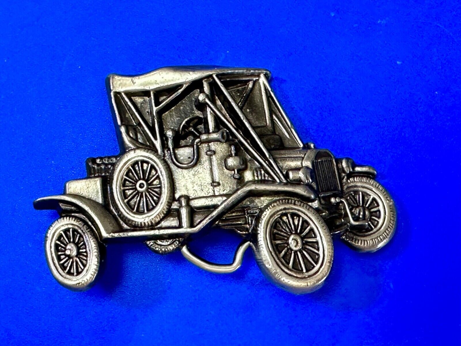 vintage Car Collectors Auto 30's? Cutout car shaped belt buckle