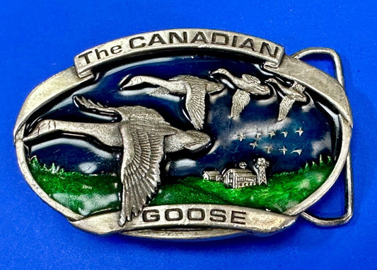 The Canadian Goose commemorative vintage 1983 bergamot belt buckle