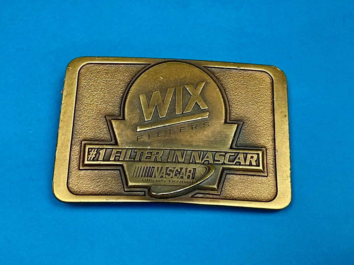 **Wix** The #1 Filter In Nascar Air & Oil Filters Company Belt Buckle