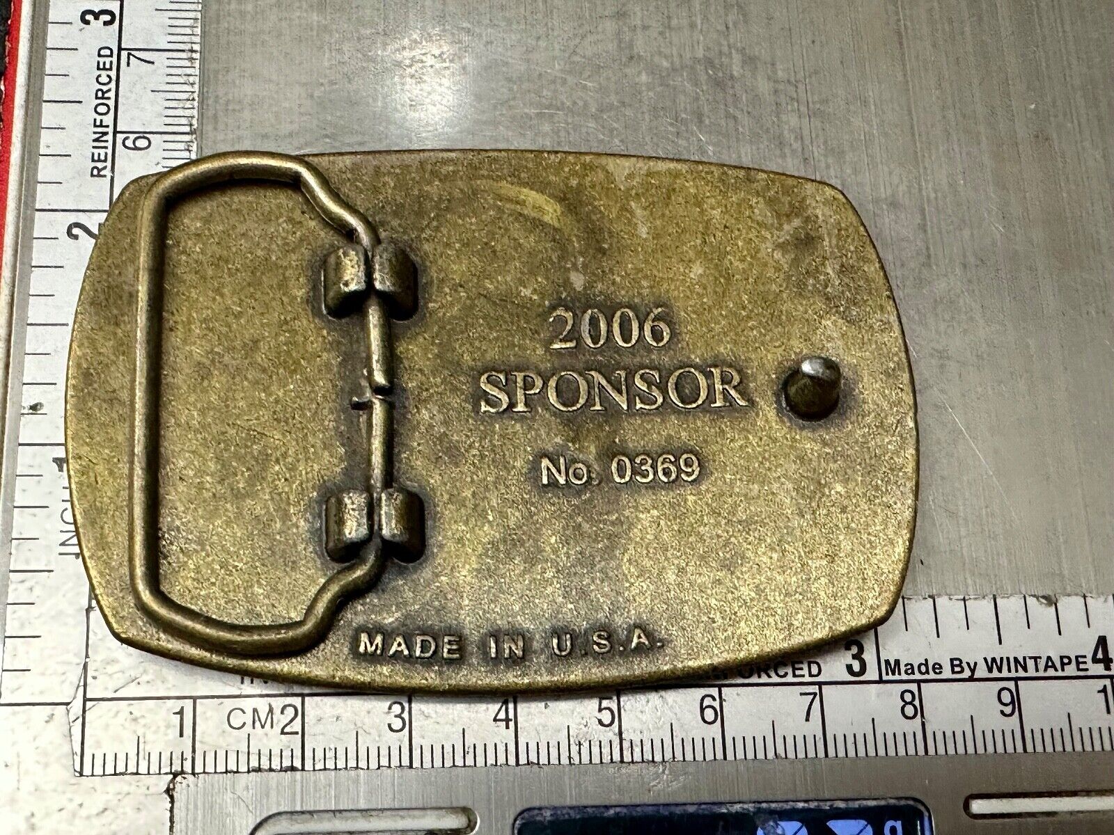 American Veterans Disabled for life Memorial Commemorative 2006 Belt Buckle