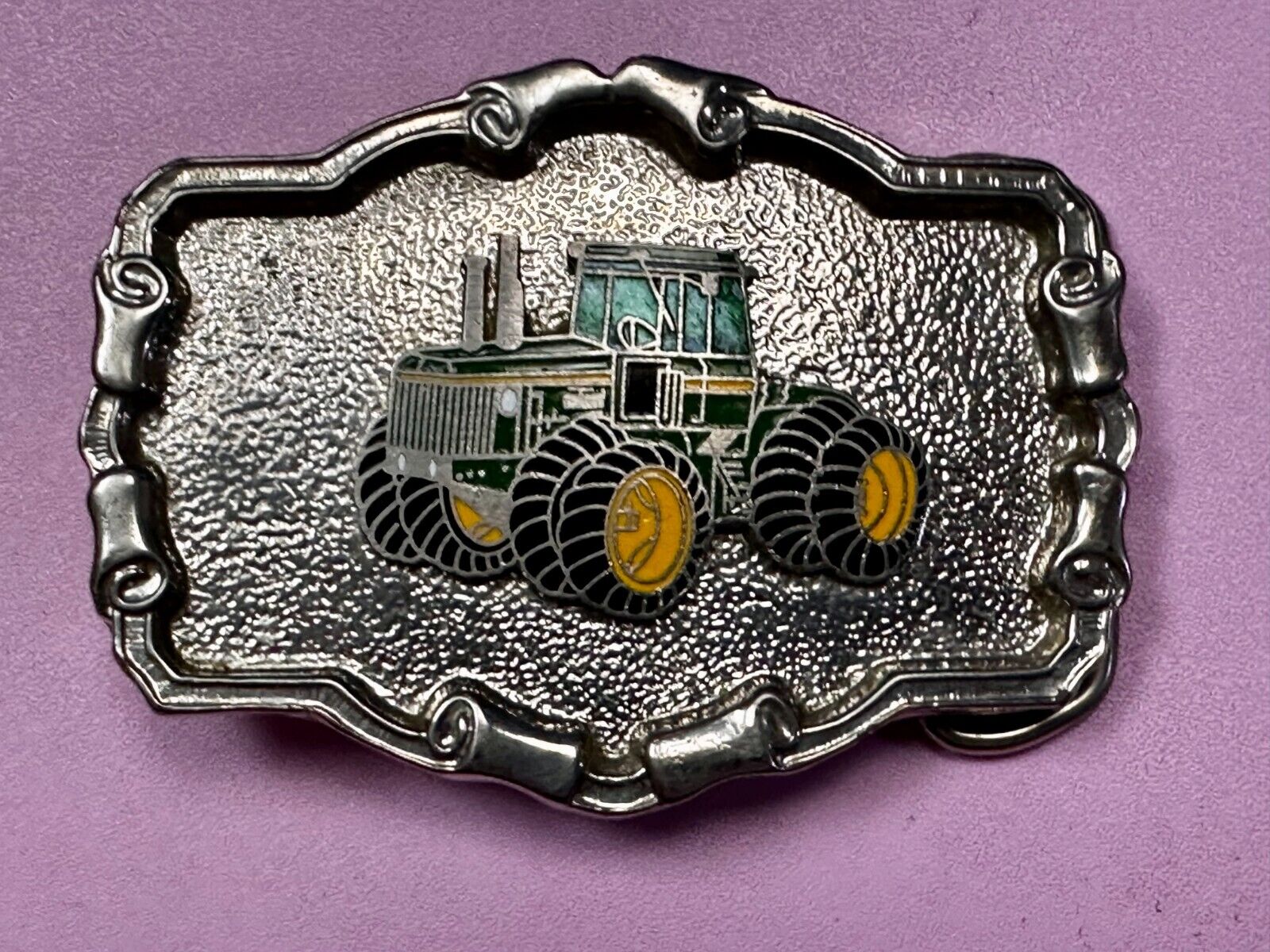Tractor Agricultural Farm Equipment Arroyo Grande Farmers Vintage W Belt Buckle