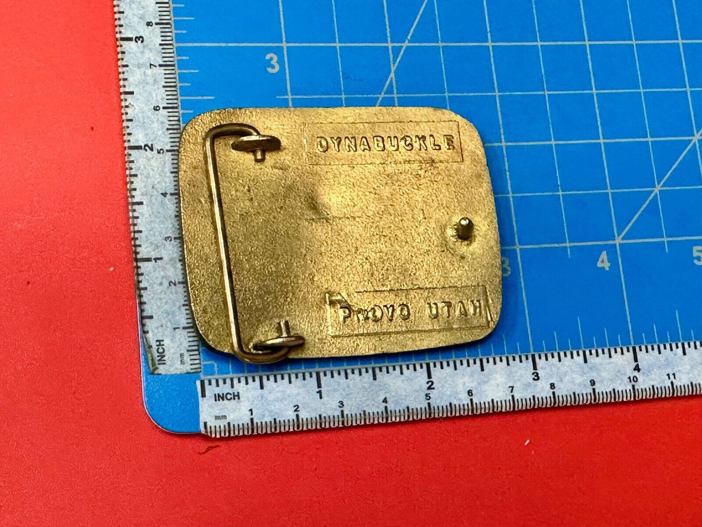 Valmont skincare products Company Solid Brass Vintage Belt Buckle by Dynabuckle