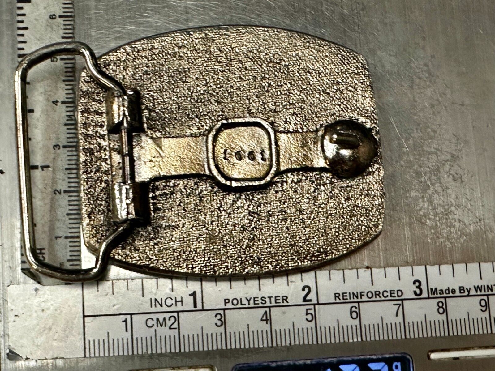 USN United States Navy Anchor Naval Military Forces Two Stars Belt Buckle