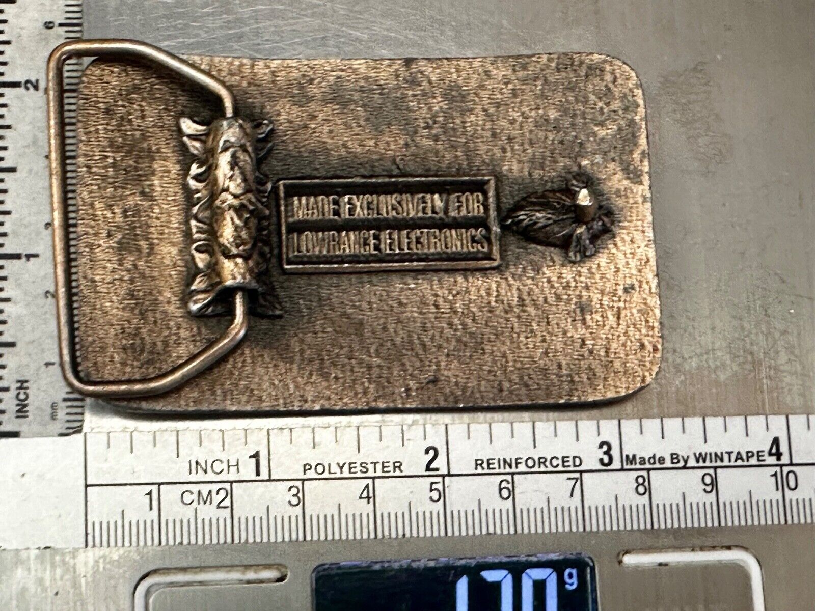 BASS 1989 Las Vegas Open Anglers Sportsman Society Sport Fishing Belt Buckle