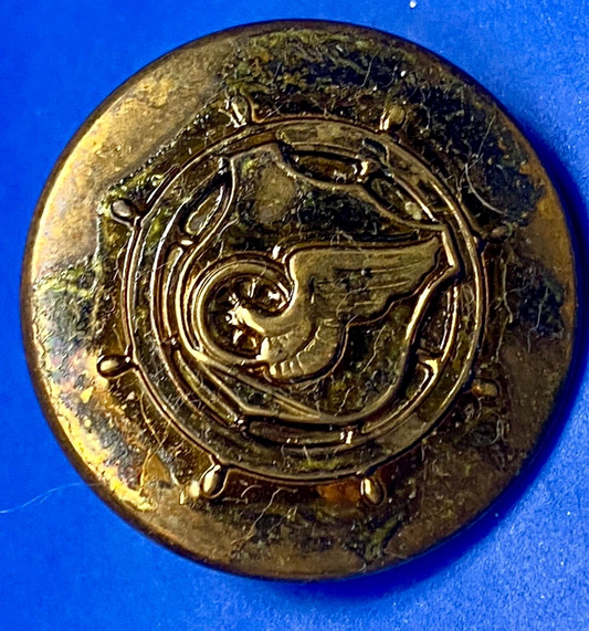 US Army Transportation Corps Collar Disc Pin Winged Wheel Helm Crest LR G-1
