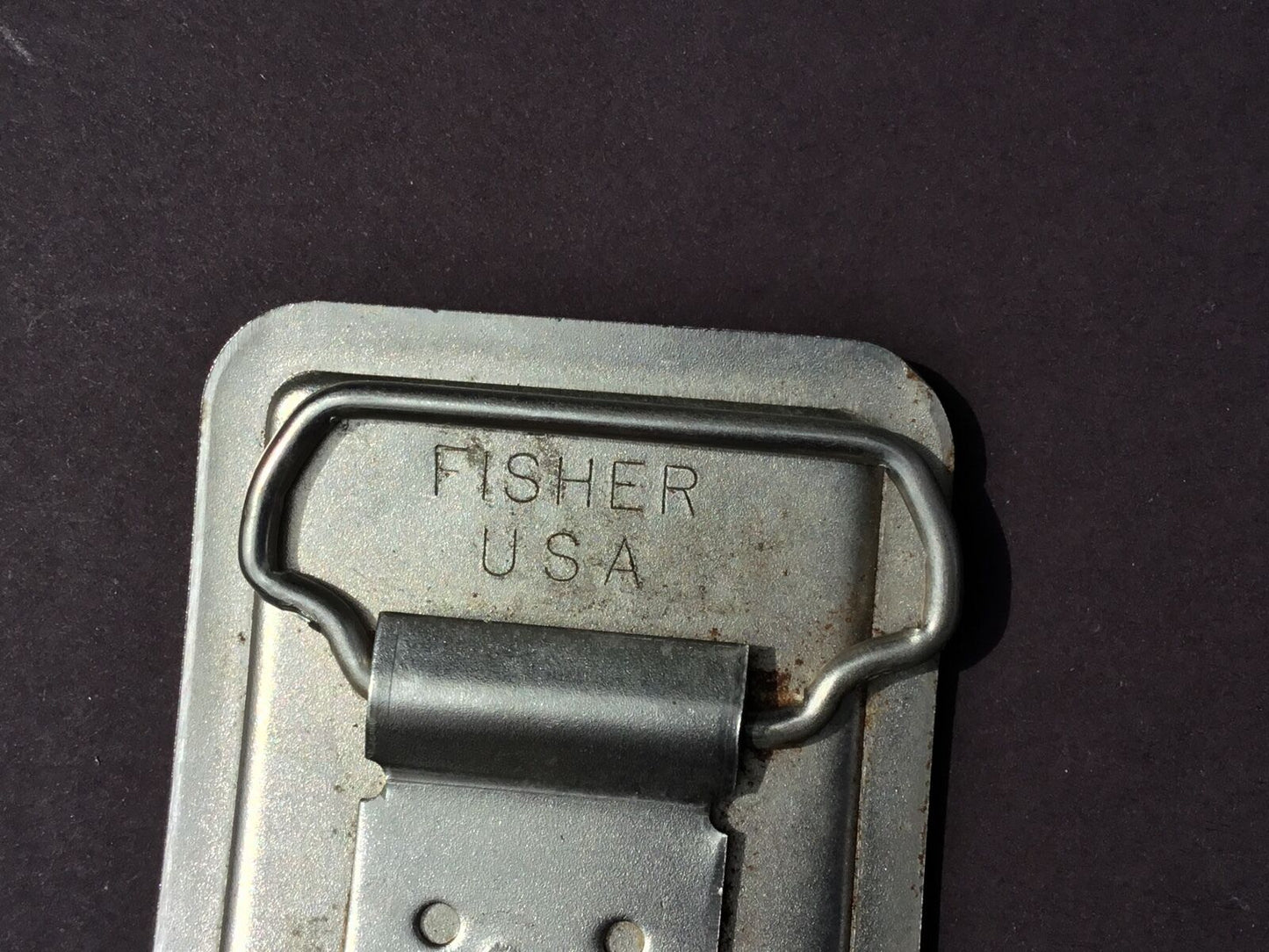 VERY RARE BELT BUCKLE. - Shovels, Craines, dradlines MANDOWOG?    FISHER USA
