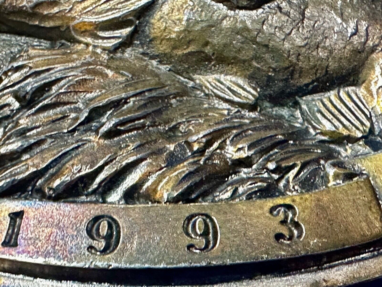 1993 BASS Anglers Sportsman Society Sport Fishing Fishermans  Belt Buckle