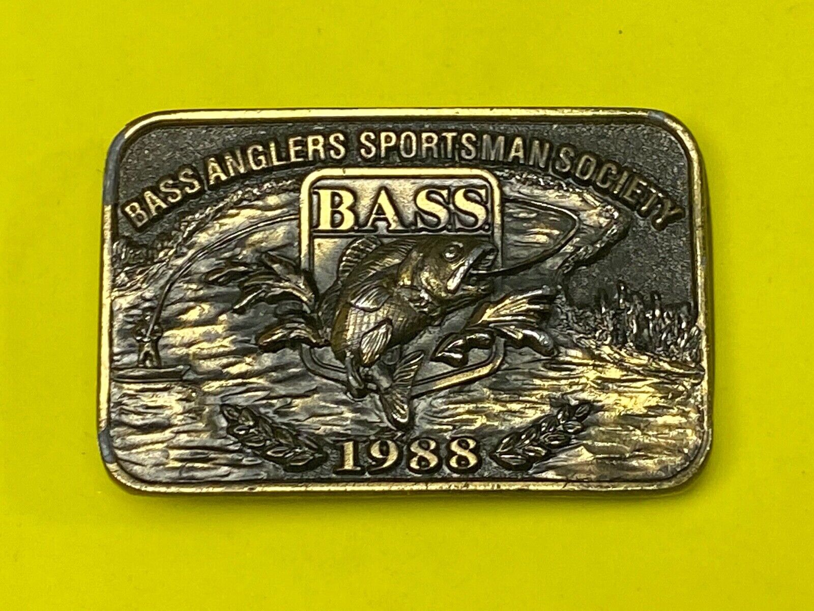 1988 Bass Anglers Sportsman Society Limited  Great American Belt Buckle
