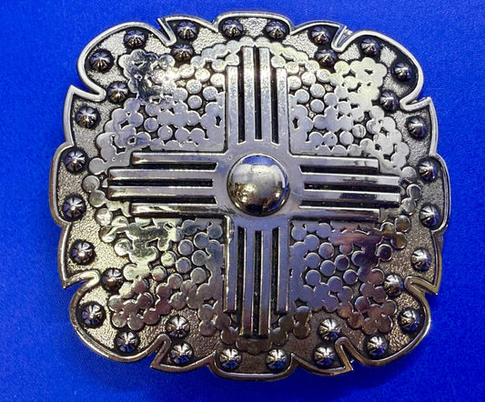 Artisan? Engraved Silver Color Western Framed Belt Buckle for 3/4" Belt 