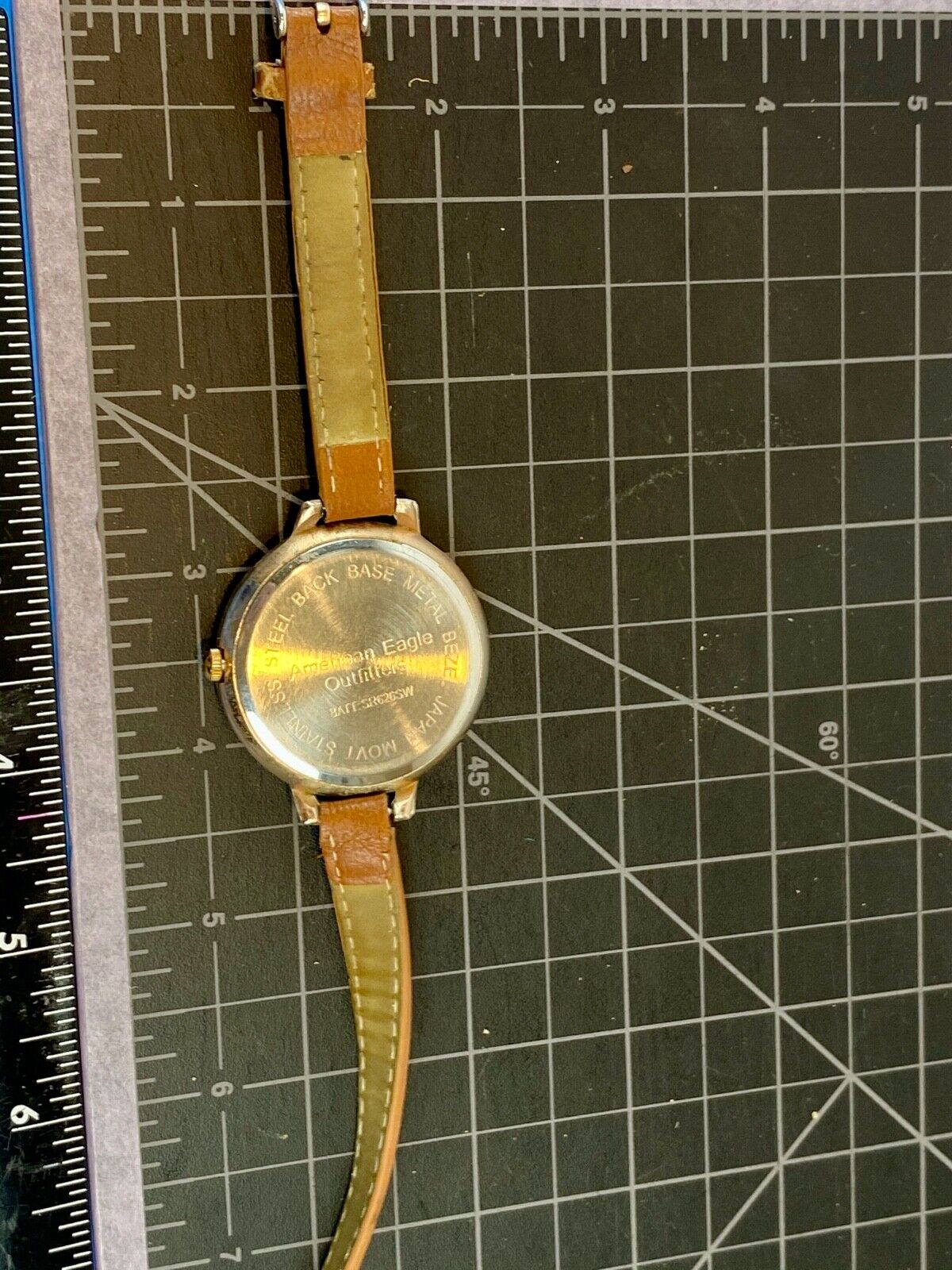 AEO American Eagle Outfitters Quartz watch LONG STRAP - fresh battery 