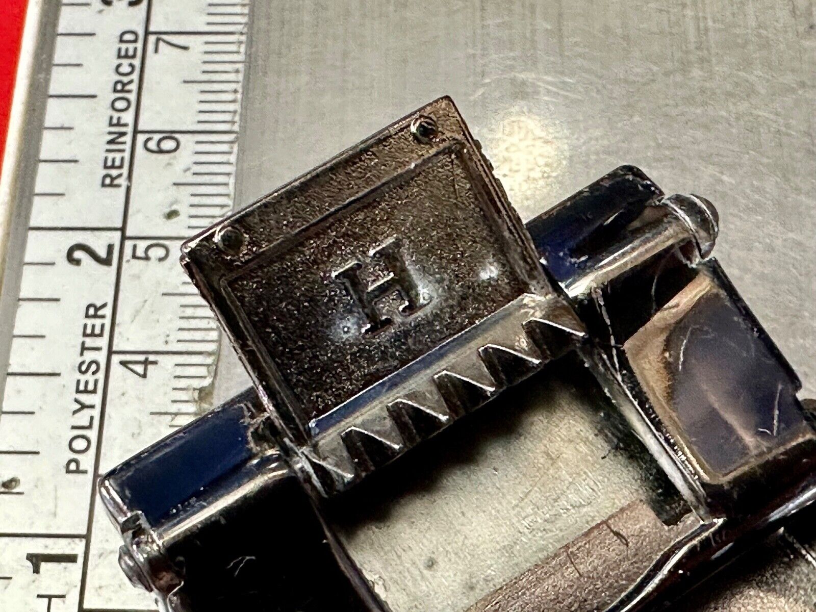 American Eagle - Replacement Racket style dress vintage belt buckle