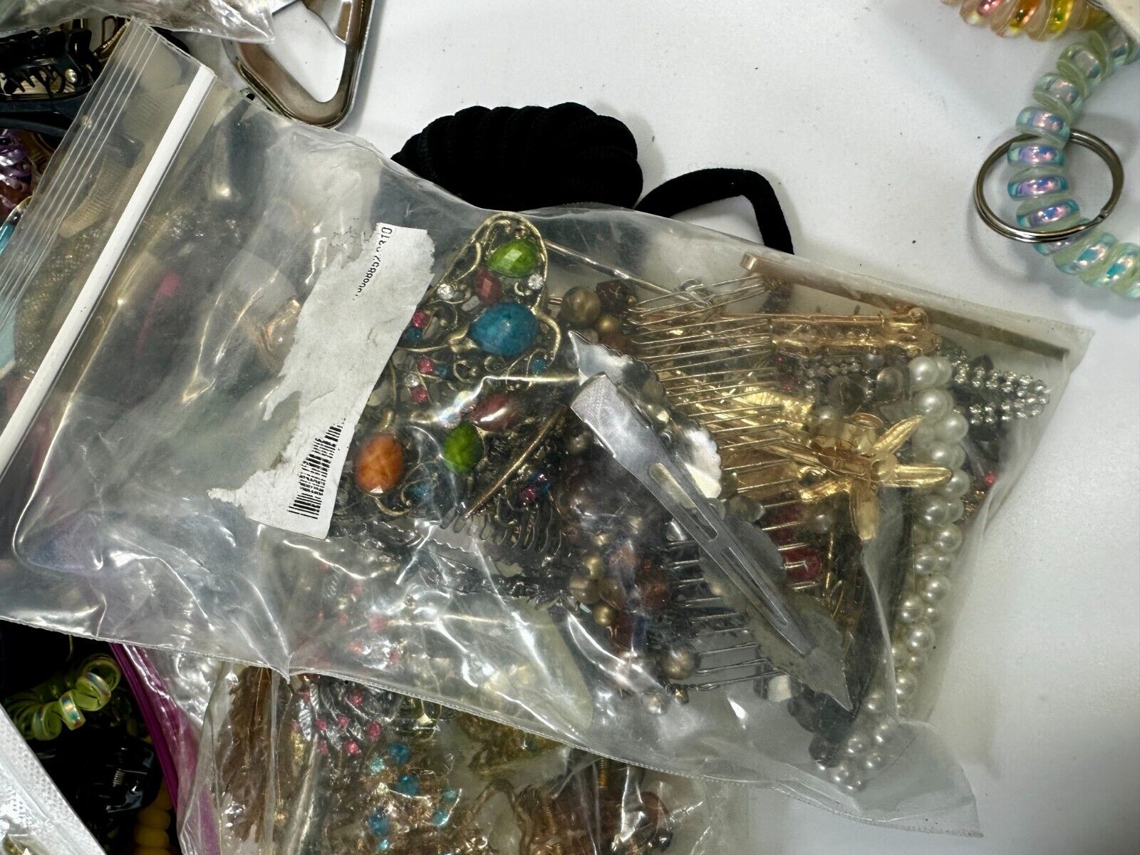Almost 13 pounds of Hair Accessories -  Resale Bulk Lot, Junk Drawer Grab Bag