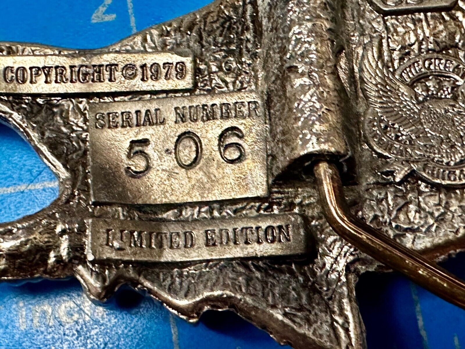 Majestic Flying Eagle Cutout Vintage 1979  - The Great American Belt Buckle #506