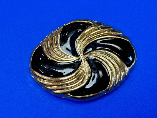 Vintage Day Lor Designer Signed Sash belt buckle Retro Scarf Slide