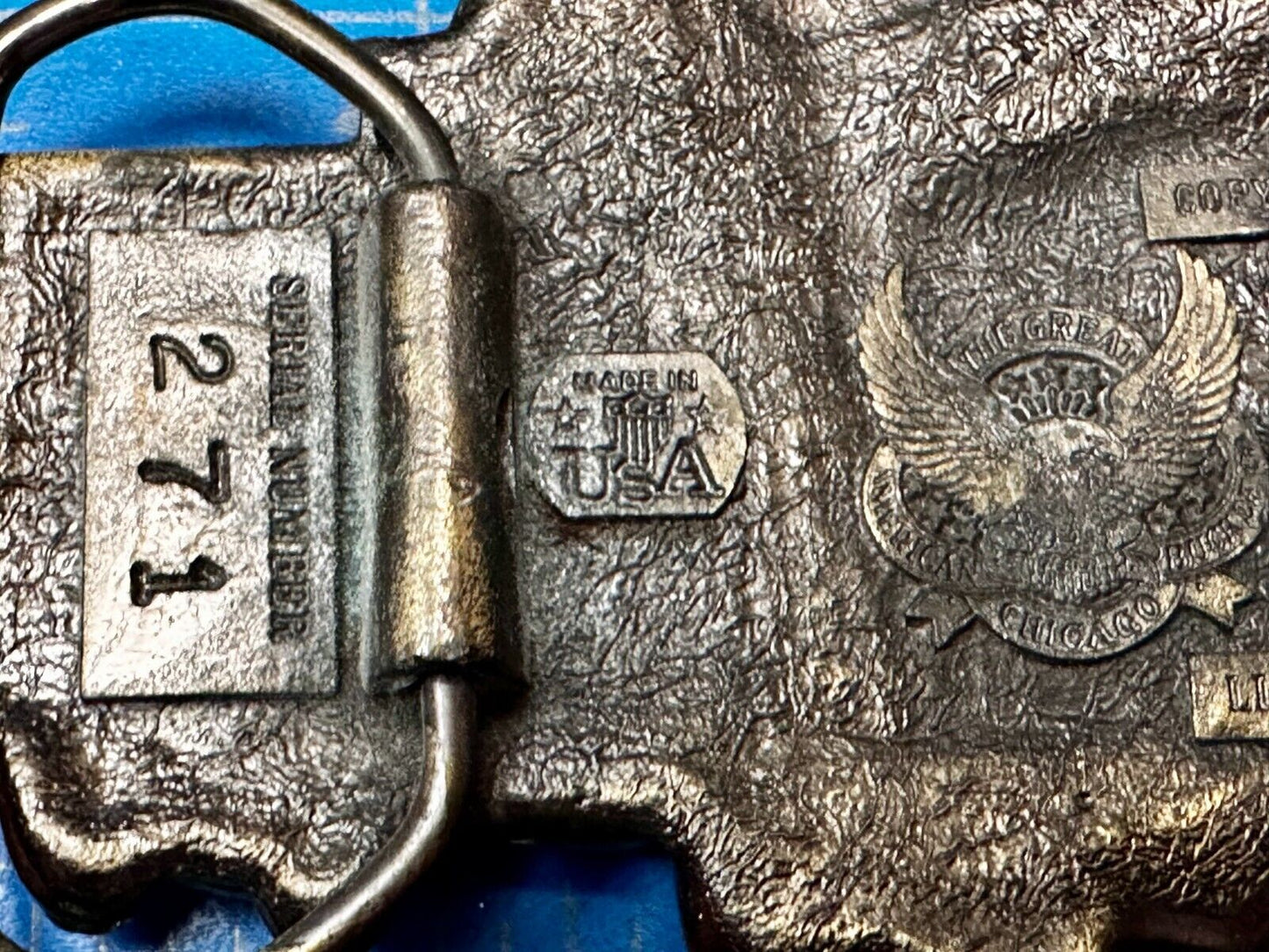 Train Caboose RailRoad Vintage 1979 - The Great American Belt Buckle Co