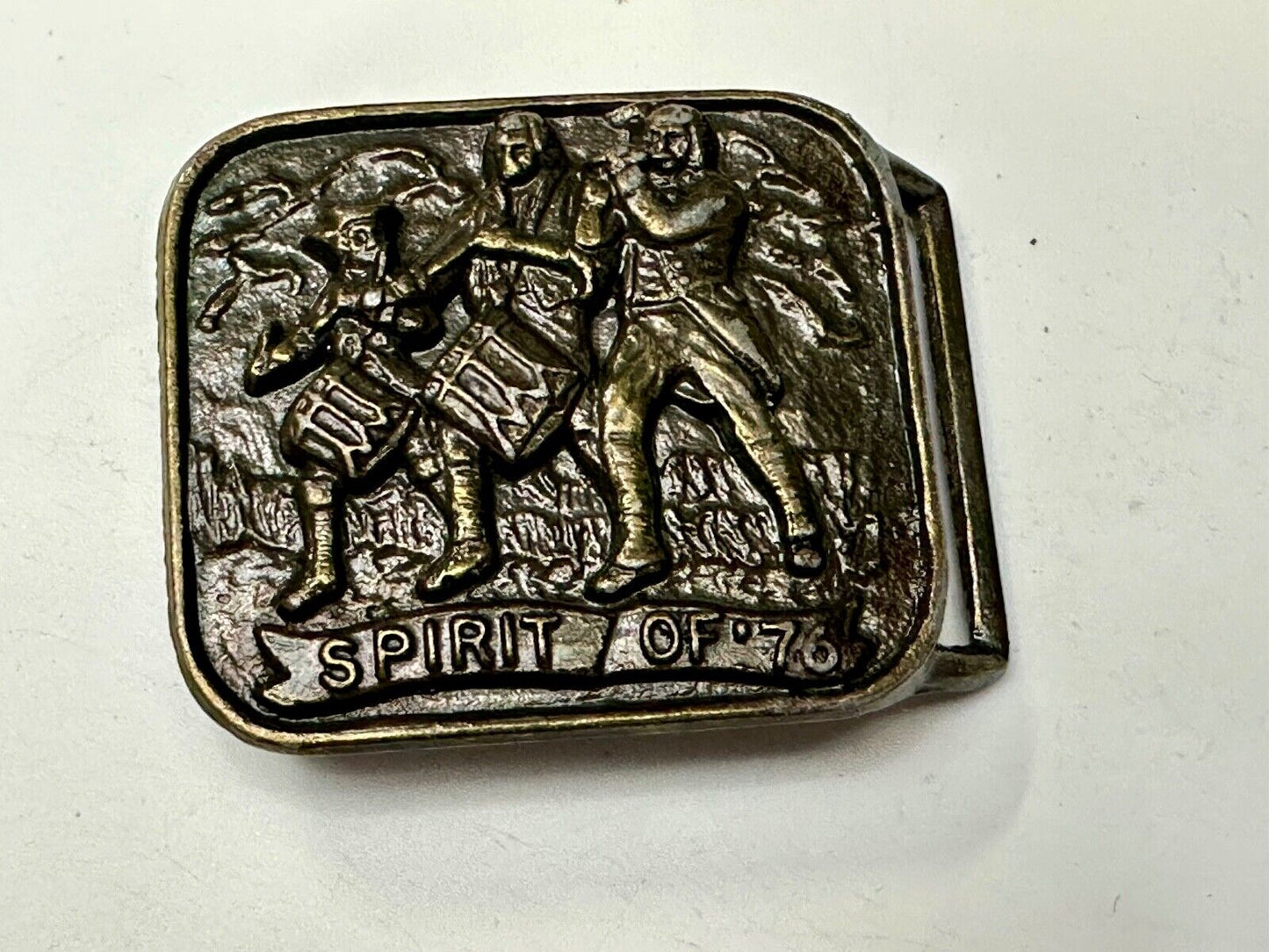 Spirit of 76 Marching Band American Patriot Patriotic Vintage Belt Buckle