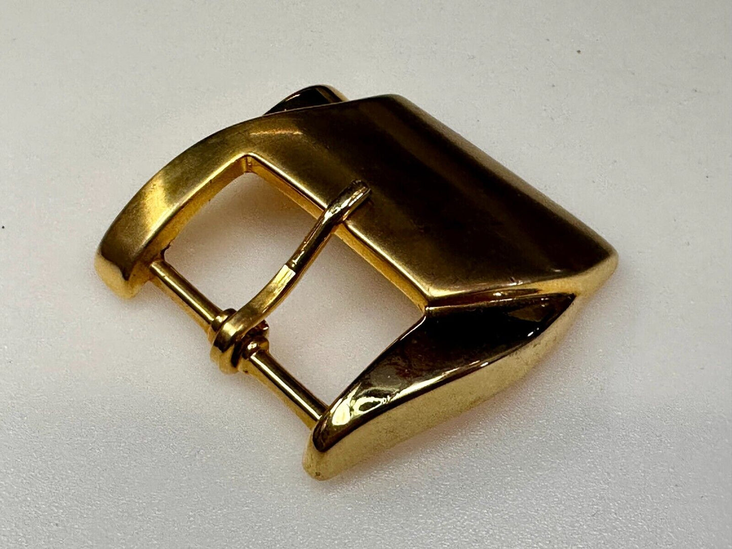 Unique Shaped Raised Gold Color Replacement Belt Buckle